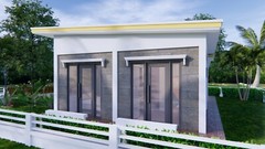 30×20 Feet Small Home Floor Plans 9×6 Meter 2 Beds 1 Bath Shed (A4 Hard Copy)