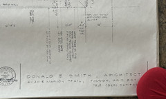 1997 Lot 23 Blueprints/Plans for Tucson Arizona House Donald E Smith Architect