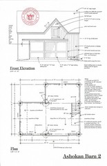 Mini Car Barn Plans with Lofts – 3 Different Sets of Pole-Barn Plans (G8)