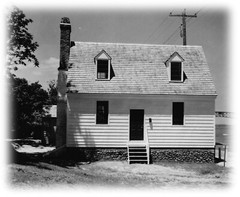 Yorktown historic colonial cottage – wood/timber frame home plans, 2 bedrooms