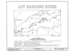 Cape Cod Colonial House Plans, single story w/ attic bedrooms, home plan prints
