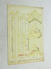 5 1923 Architectural Drawings of House Sections & Proposed Residence, 20″ x 13″
