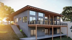 Plans for 5-Bedroom House with Walkout Basement & Mezzanine – Includes Architect