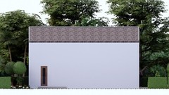 16×33 Feet House Plan 5×10 Meter 2 Beds 2 Baths Gable Roof PDF (A4 Hard Copy)