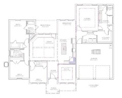 2120 sq.ft., 4 Bedroom, 3 Bath, 2-car garage – Craftsman Home / House Plan