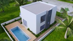 25×30 Feet House Design Plans 7.5×9 Meter 4 Bed 4 Bath PDF Plans (+A4 Hard Copy)