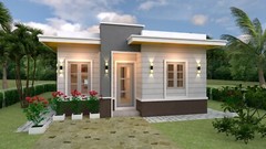 House Design Plan 7×10 Meter 23×33 Feet 3 Bedrooms Terrace Roof (A4 Hard Copy)