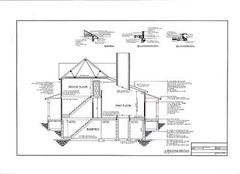 Full Set of two story 4 bedroom house plans 2,841 sq ft