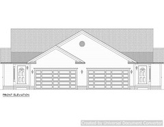 Full Set of Condominium / Duplex building plans 1,376 sq ft