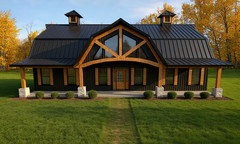 2400 Sqft Modern Barndominium 4bd/2.5ba – Construction Plans – PDF