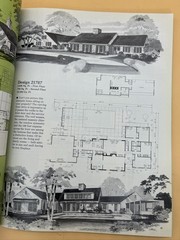 Home Planners Inc. One Story Homes 2000+ Sq Ft Contemporary Traditional Plans.