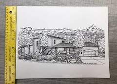Architectural Drawings Portland Or House Design Photocopy 80s Sue Middleton