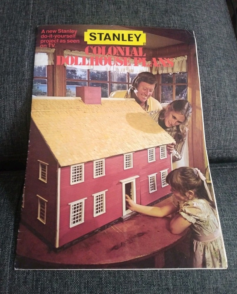 Vintage 1978 Colonial Dollar House Layout Plans By Stanley, “As See On TV”
