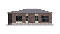39’x49’ 3 Bed, 2 Bath Charming Single-Story House Architectural Build Plans PDF.