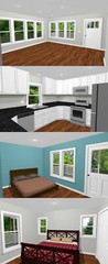 28×32 House — 2 Bedroom 1 Bath — 895 sq ft — PDF Floor Plan — Model 1G
