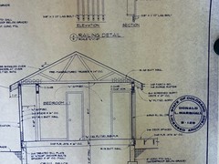 COMPLETE 8 + Sheet VINTAGE A-Frame Cabin Blueprints National Plan RARE