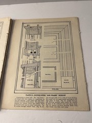 Original 1912 William A. Radford Window Framing Construction Plates Lot of 23 –