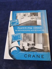 Vintage 1949 CRANE Kitchen Bath Brochures MCM Illustrated Home Design Plans C600