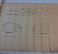 Mid Century Original 1969 Architectural Blueprints Drawings