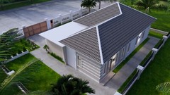 49×33 Feet House Design Plan 15×10 Meter with 3 Beds PDF Plan (A4 Hard Copy)