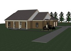 Abbigale 2161G 1 BRICK home, house plan 4 beds, 2.5 baths PDF
