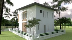 Small House Plan 20×30 Feet 6×9 Meter 3 Beds 3 Baths Shed Roof (A4 Hard Copy)
