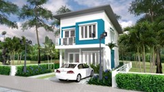 Small House Plan 20×30 Feet 6×9 Meter 3 Beds 3 Baths Shed Roof (A4 Hard Copy)