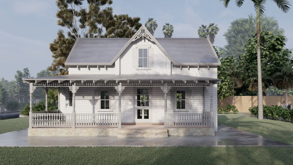 Two-Story 2-Bedroom Home Building Plans | 28’x16′ | 956sqft | DIY Blueprint