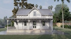 Two-Story 2-Bedroom Home Building Plans | 28’x16′ | 956sqft | DIY Blueprint