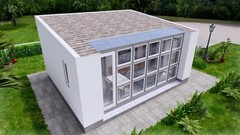16×20 Feet Small House 5×6 Meter 1 Bed 1 Bath Steel Frame PDF and (A4 Hard Copy)