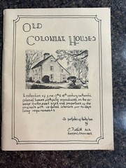Old Colonial Houses And Old Cape Cod Houses by Evan Pollitt PB Hard to Find
