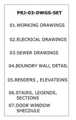 SPANISH House Plan, House front Elevation, Complete Architectural Dwg Set, Cad