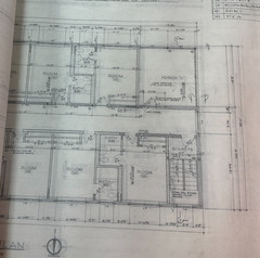 RARE Blueprints of Magnus Farm Historic Farm Rest Home Arlington Heights, IL VTG