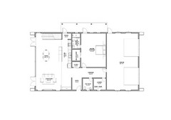 Barndominium House Plan 4 Bedrooms 4 bath 40’x70′ 2,800 sq ft. | PDF Download