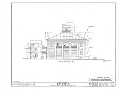 d’Evereux, a Southern Style Plantation House, printed architectural house plans