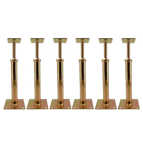 6 PCS House Floor Jacks Post Pole for Leveling, 11″ – 16″ Height 11-16 inch