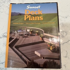 Lot of 5 Vintage DIY Deck Patio Plan Design Build Books 70s -90s Sunset