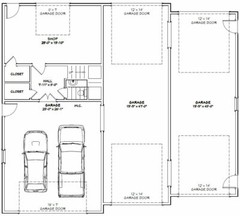 56×50 Apartment – 2-RV – 3 Br 2.5 Ba – PDF FloorPlan – 1,703 sqft – Model 1