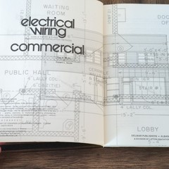 Delmar Publishers Electrical Wiring Commercial Building Book w/ Plan Sheets