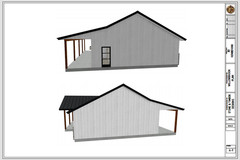 Modern Farmhouse Barndominium House Plans PDF | 1525 Sq Ft | 3 Bed 2 Bath