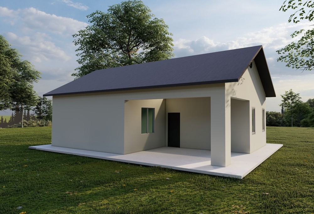 Tiny Home Building Plans – 39’x24′ with 750sqft Living Space
