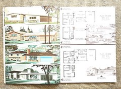1959 Block Masonry Home Building Plan Service Floor Plan Book Portland