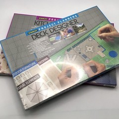 New & Sealed VTG Stanley Project Planner – Deck Designer & Kitchen Designer Pair