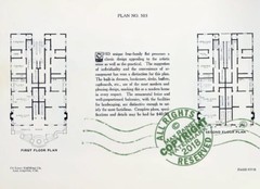 De Luxe (1924) Flats + Duplex homes CATALOG Apartments Architect Design + Plans