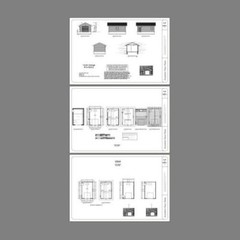 16×24 1-Car Garage — 384 sq ft — PDF Floor Plan — Model 2