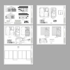 40×40 Apartment with 2-Car 1-RV Garage – PDF FloorPlan – 1,004 sqft – Model 1B