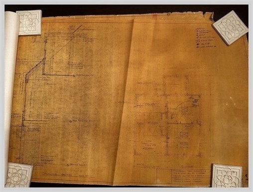 Architectural Drawings Haddonfield NJ Addition 1970s Thomas J Carroll Blueprints