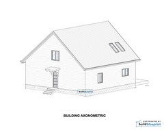 32′ x 32′ Modern Vacation Cabin Architectural Plans 1363SF – PDF Download