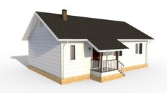 Construction Drawings/ DESIGN / PLANS / Khovajärvi frame house project (KD-94).
