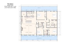Modern Farm House: 2,220 (Living ) Sqft -4bed-2.5bath